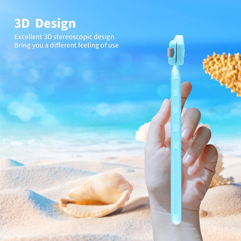 Wellhouse Waterproof Phone Pouch, Waterproof Phone Case for iPhone 16 15 14 13 12 Pro Max XS Samsung, IPX8 3D Cellphone Dry Bag Beach Essentials (1 Pack - Light Blue7.0, 7 inch) - Image 3